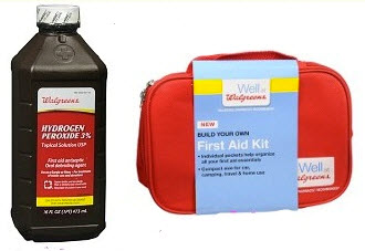 Hydrogen Peroxide and First Aid Bags